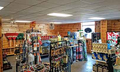 Inside view of American Mulch & More Store